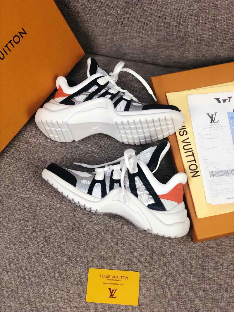 LW - LUV Archlight White Black Orange Sneaker - Image 7