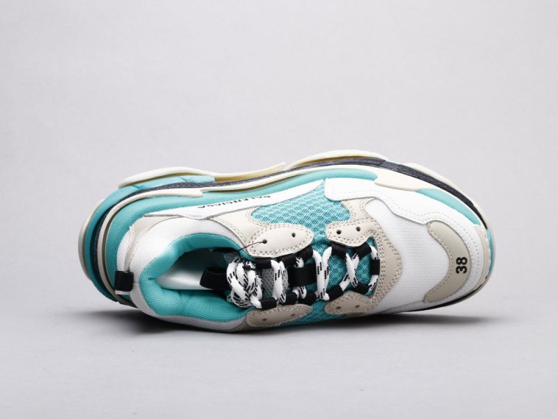 LW - Bla Triple S Tiffany Green Sneaker - Image 4