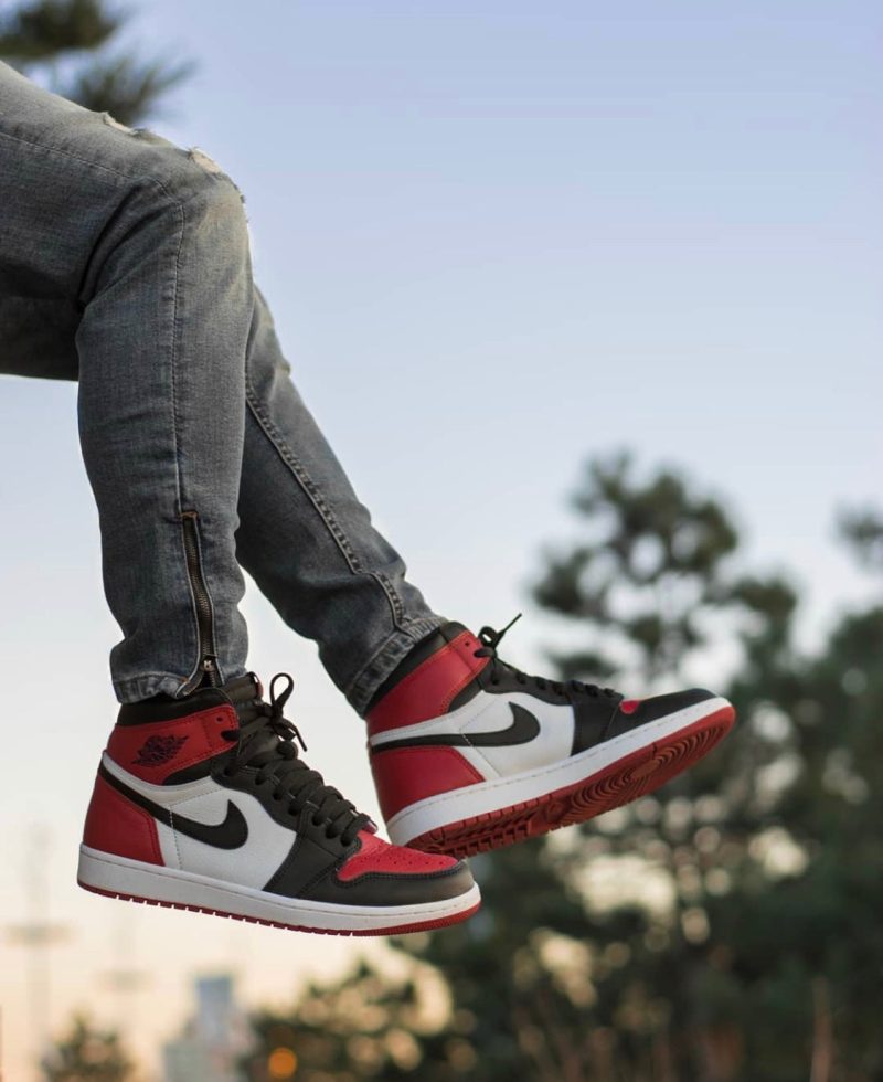 LW - AJ1 black red toe - Image 3