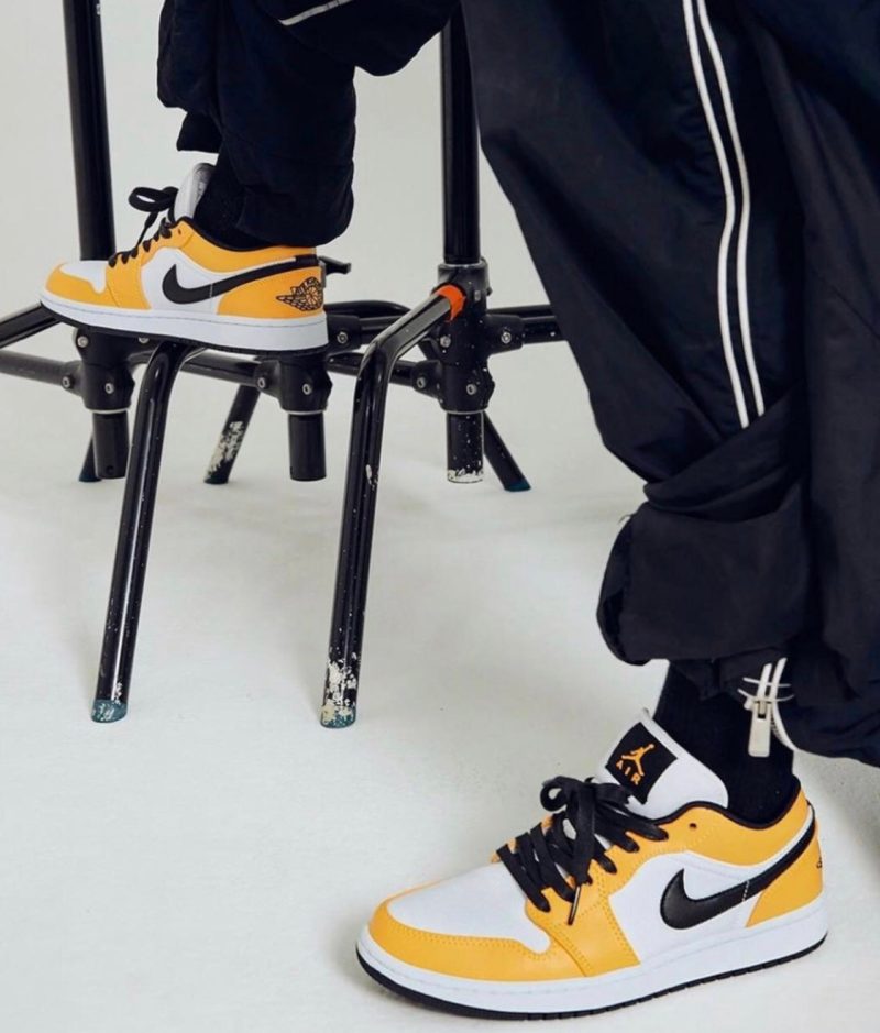 LW - AJ1 Lakers Laser Orange - Image 2