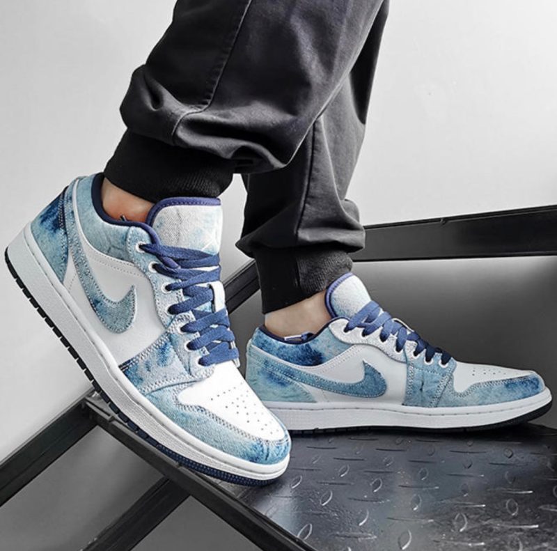LW - AJ1 washed denim denim - Image 4