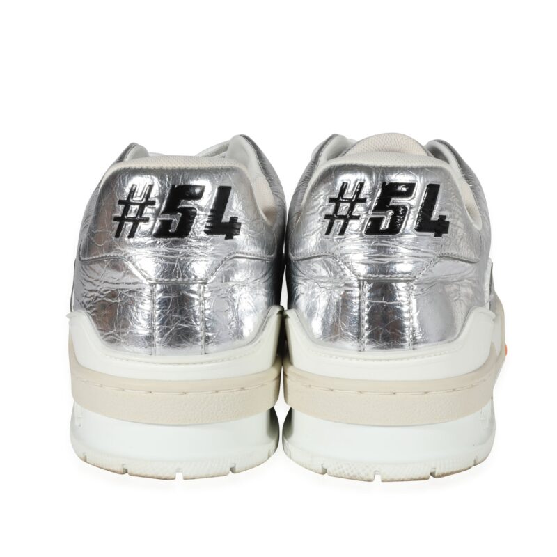 Louis Vuitton -  Louis Vuitton Trainer 'Silver' (8 UK) AWE - Image 3