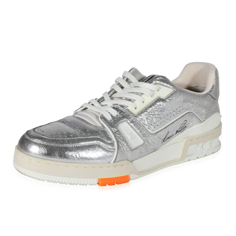 Louis Vuitton -  Louis Vuitton Trainer 'Silver' (8 UK) AWE