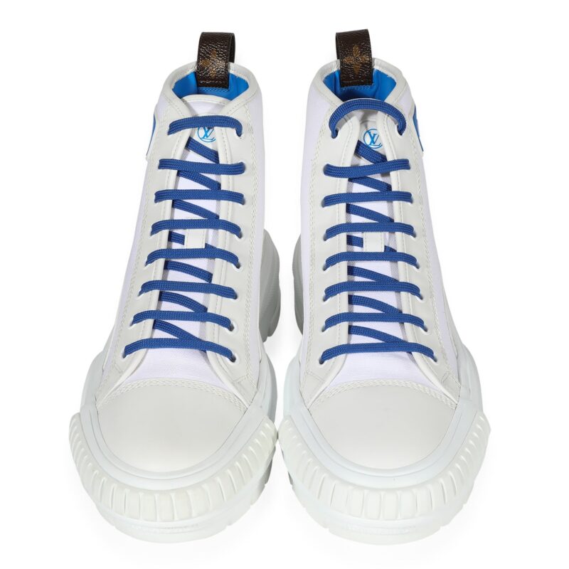 Louis Vuitton Squad Sneaker Boot 'White Blue' AWE