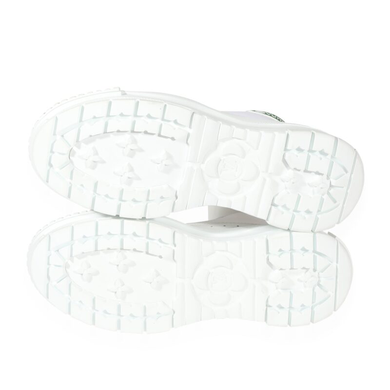 Louis Vuitton Squad Sneaker Boot 'White Green' AWE - Image 3