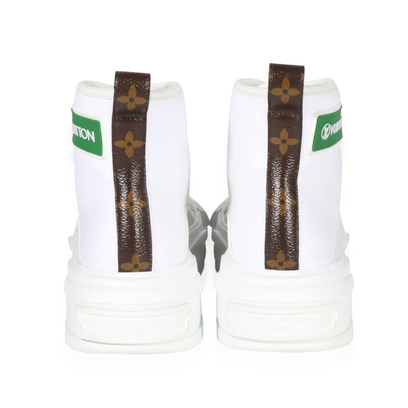 Louis Vuitton Squad Sneaker Boot 'White Green' AWE - Image 2