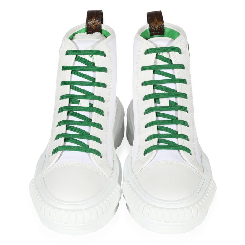 Louis Vuitton Squad Sneaker Boot 'White Green' AWE