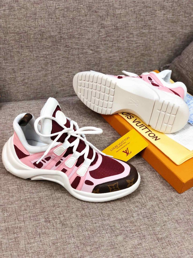 LW - LUV Archlight Pink Brown Sneaker - Image 4