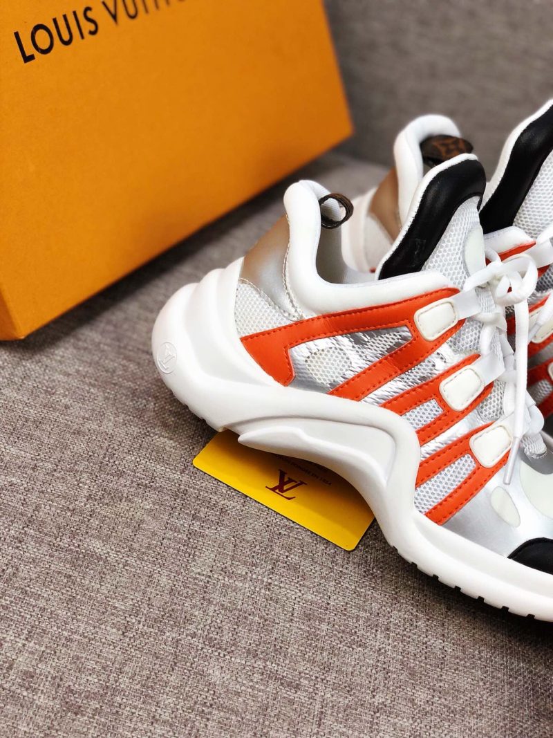 LW - LUV Archlight White Black Orange Sneaker - Image 5