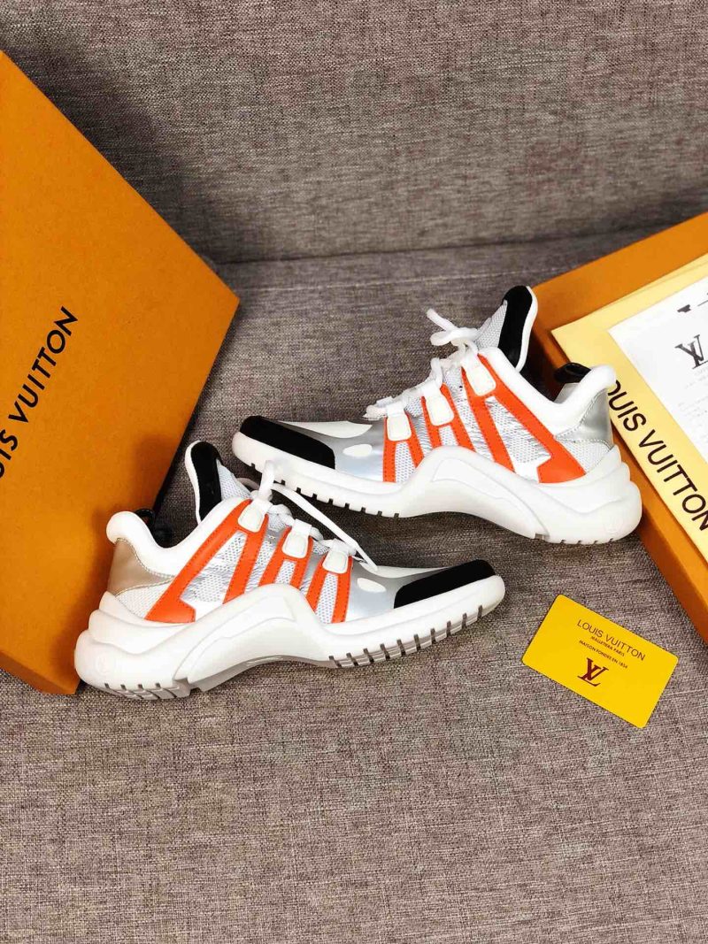 LW - LUV Archlight White Black Orange Sneaker - Image 6