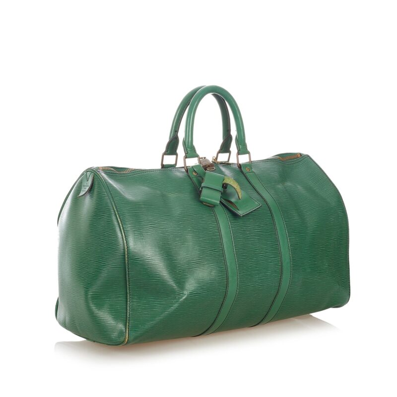 Louis Vuitton Keepall 50 Green Epi AWE - Image 2
