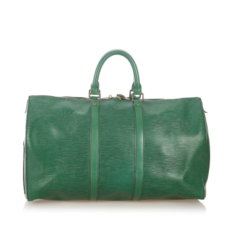 Louis Vuitton Keepall 50 Green Epi AWE - Image 3