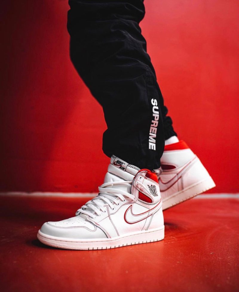 LW - AJ1 white and red manuscript - Image 2