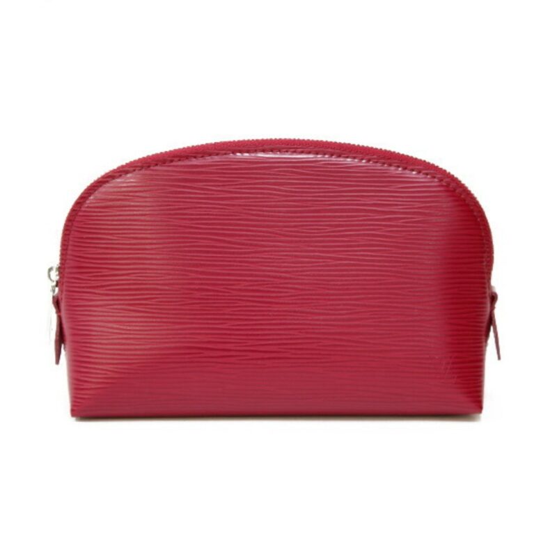 LOUIS VUITTON Epi Pochette Tick Leather Fuchsia Engine Makeup Pouch Louis Vuitton Women's Men's AWE - Image 6