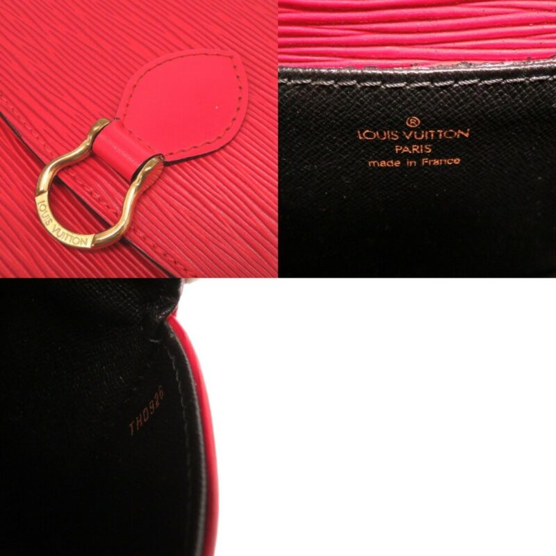 Louis Vuitton Epi Mini Saint-Cloud Castilian Red M52217 Shoulder Bag AWE - Image 10