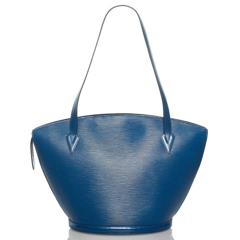 Louis Vuitton Epi Saint-Jacques Handbag Tote Bag M52265 Toledo Blue Leather Women's LOUIS VUITTON AWE - Image 3