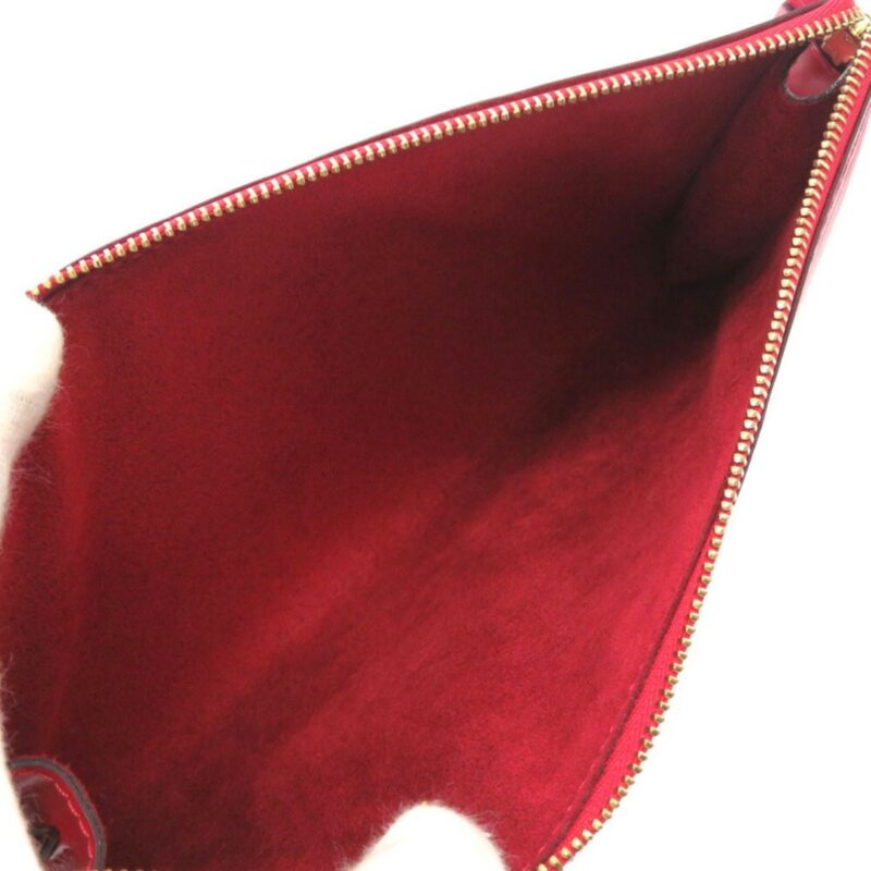 Louis Vuitton Epi Pochette Accessory Red M52947 Handbag 0193 LOUIS VUITTON AWE - Image 3
