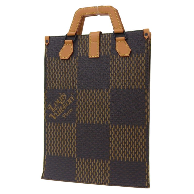 Louis Vuitton Damier Ebene Giant Mini Tote 2WAY Bag Louis Vuitton Squared N40355 AWE - Image 2