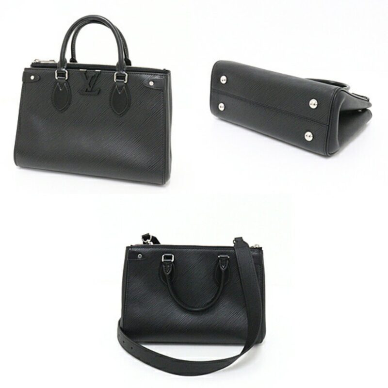 Louis Vuitton Grenelle Tote PM Epi Leather Black M57680 Shoulder Bag Handbag AWE - Image 2