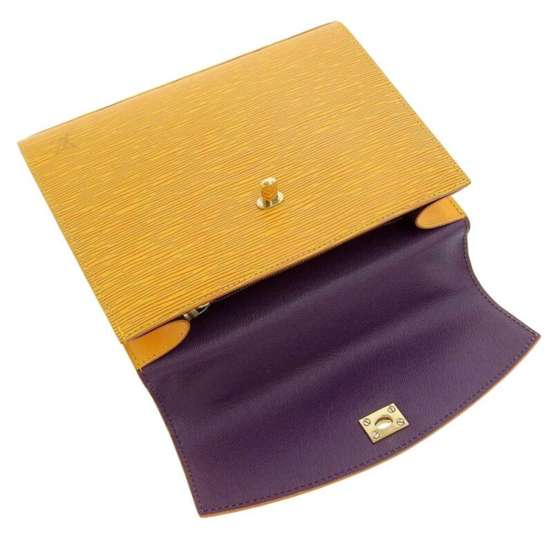 Louis Vuitton Epi Malesherbe Handbag Yellow M52379 AWE - Image 9