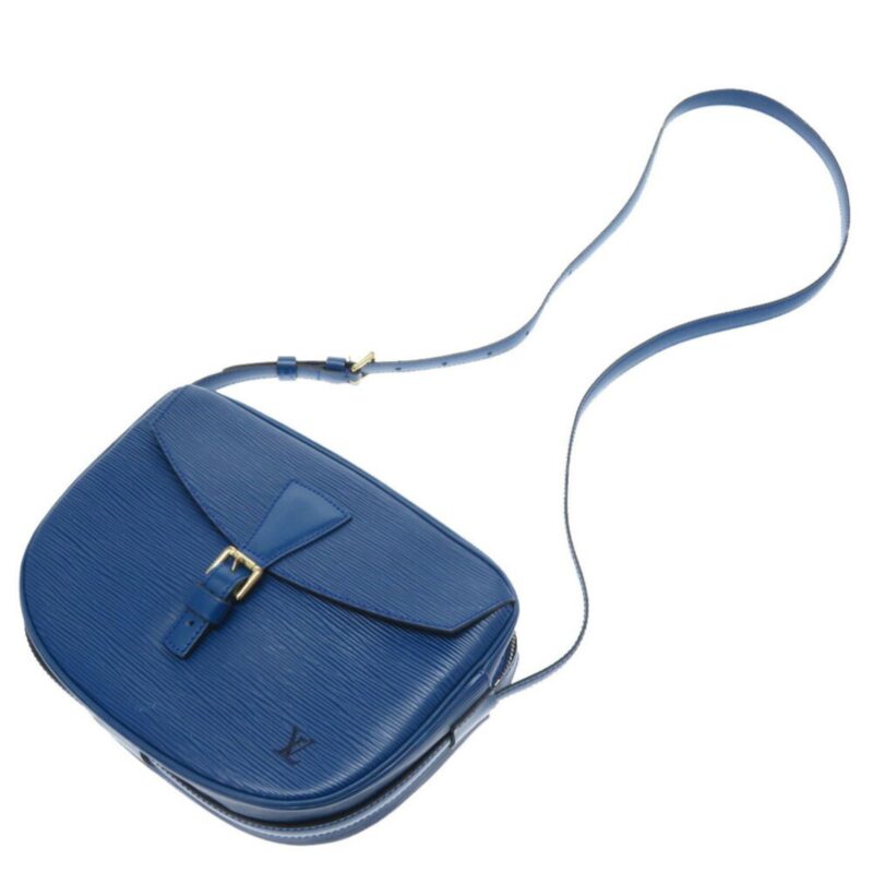 Louis Vuitton Epi Genefille Blue M52155 Shoulder Bag Louis Vuitton 0146 LOUIS VUITTON AWE - Image 5