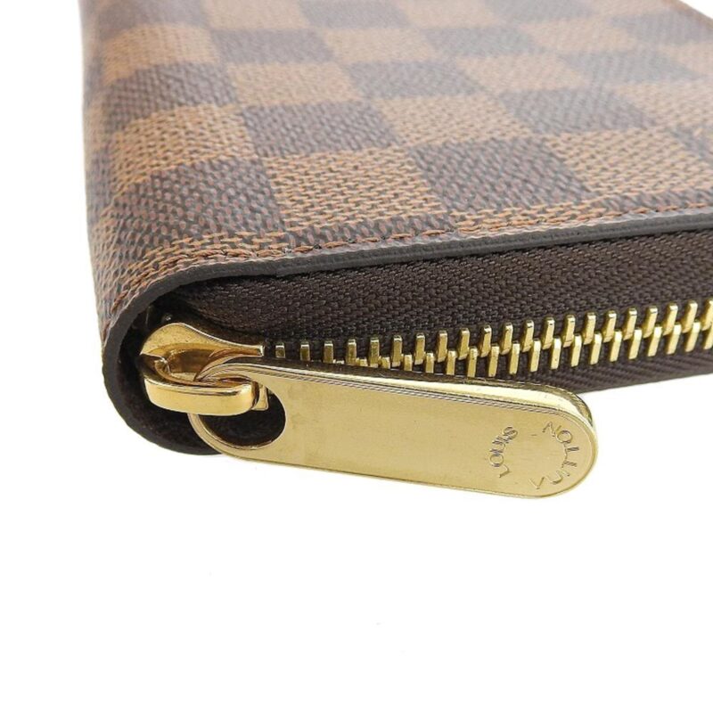 Louis Vuitton Damier Ebene Zippy Wallet Round Zipper Long N41661 AWE - Image 5