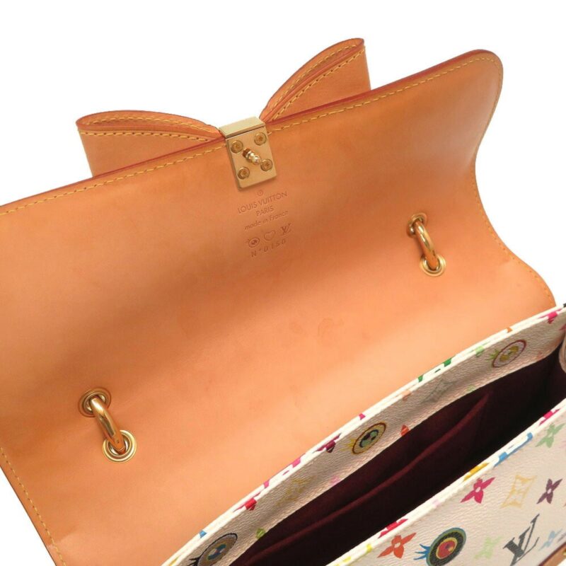 Louis Vuitton Eye Miss You Sack Mule Monogram Multicolor Blanc M92051 Handbag Bag White AWE - Image 6