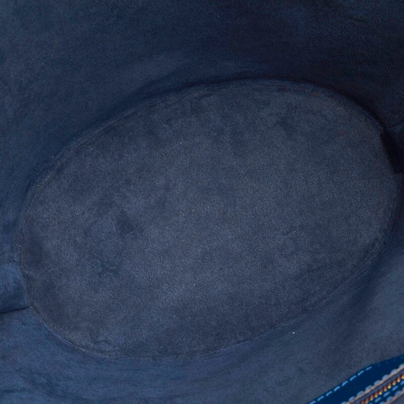 Louis Vuitton Epi Saint-Jacques Handbag Tote Bag M52265 Toledo Blue Leather Women's LOUIS VUITTON AWE - Image 6