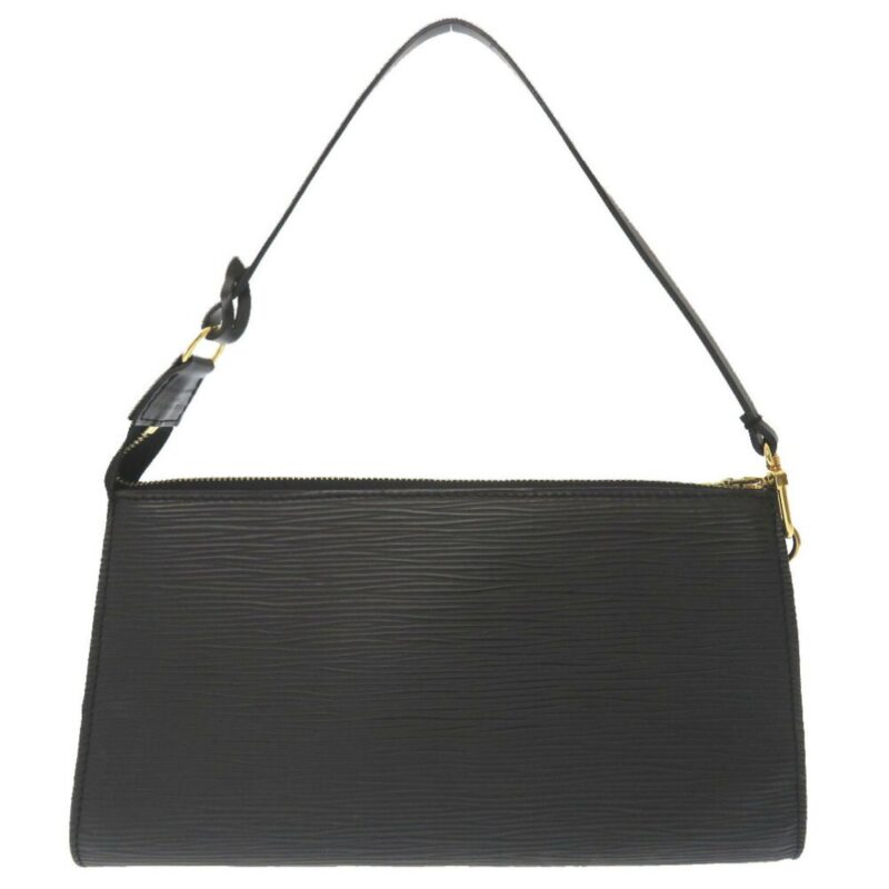 Louis Vuitton Epi Pochette Accessoir Noir M52942 Handbag Bag Black AWE