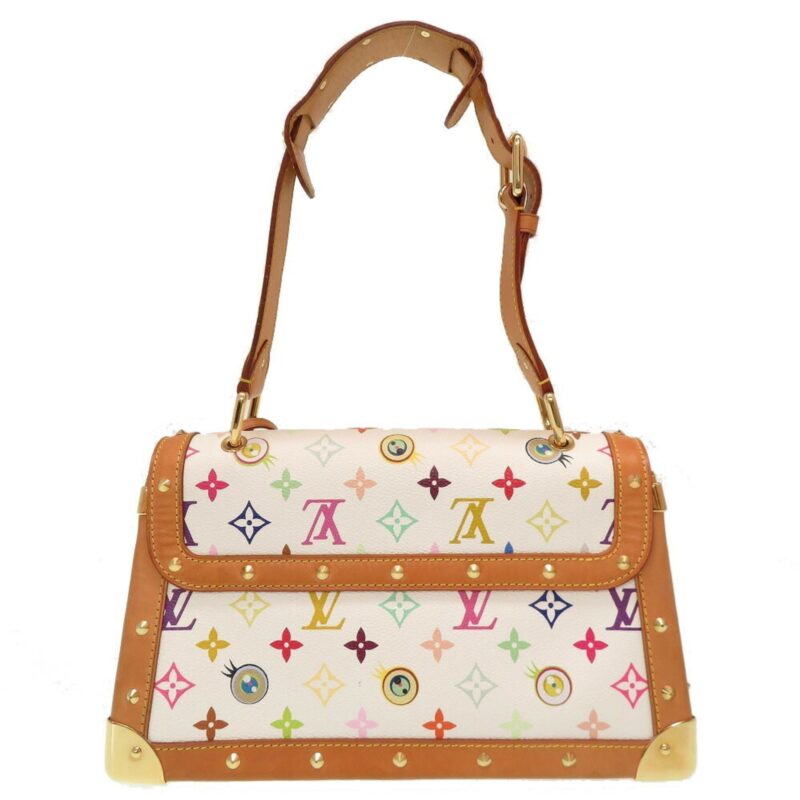 Louis Vuitton Eye Miss You Sack Mule Monogram Multicolor Blanc M92051 Handbag Bag White AWE - Image 2