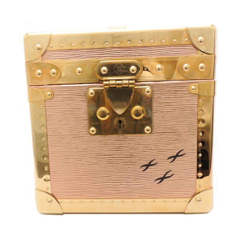 Louis Vuitton Epi Bowat Fracon Ladies Trunk Pink Gold AWE