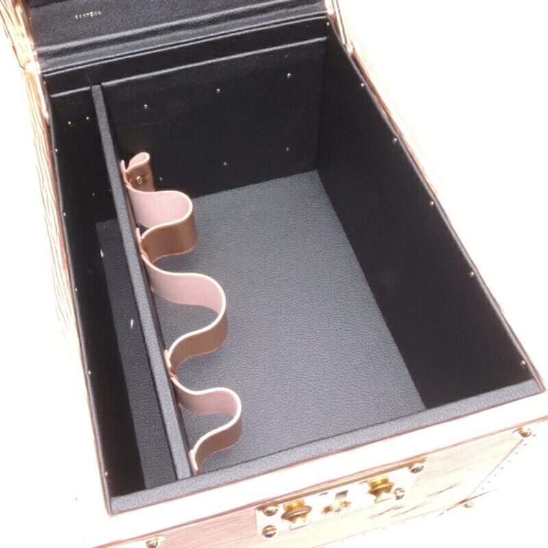 Louis Vuitton Epi Bowat Fracon Ladies Trunk Pink Gold AWE - Image 6