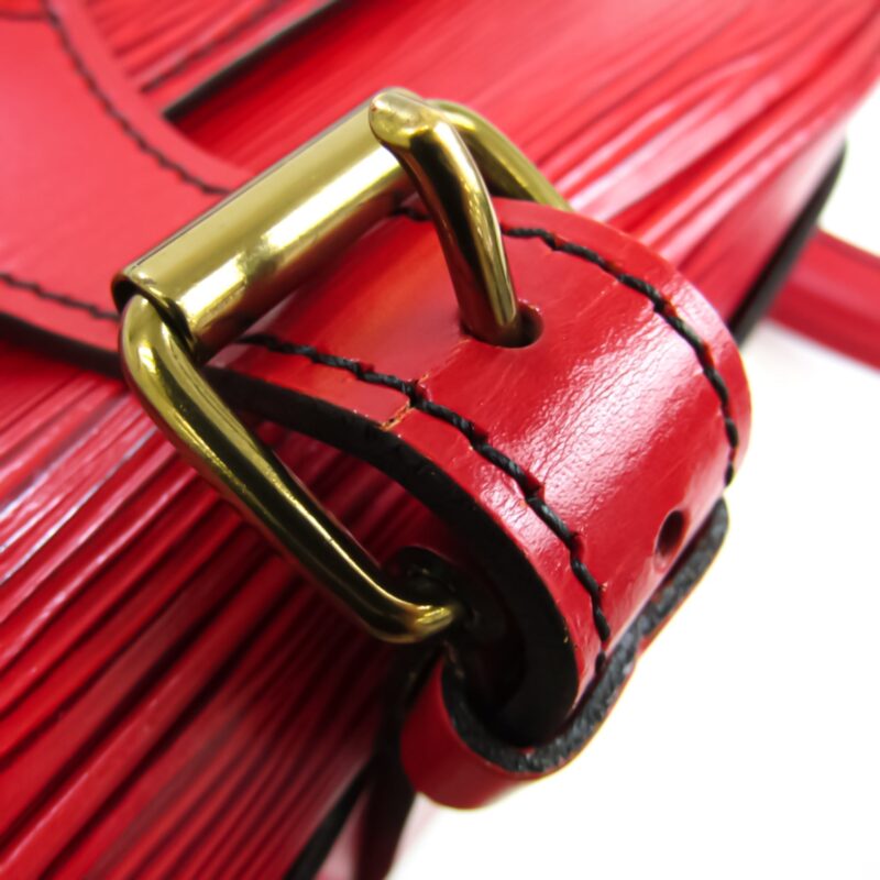 Louis Vuitton Epi Cartouchiere M52247 Women's Shoulder Bag Castilian Red AWE - Image 6
