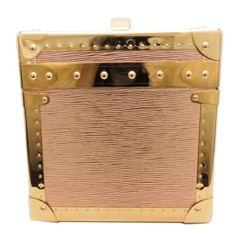 Louis Vuitton Epi Bowat Fracon Ladies Trunk Pink Gold AWE - Image 2
