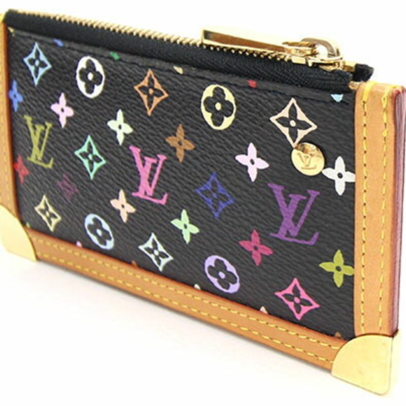 Louis Vuitton Coin Case Pochette Cremonogram Multicolor M92654 Noir Ladies Purse Key LOUISVUITTON AWE - Image 2