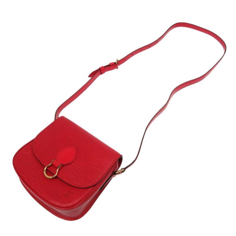 Louis Vuitton Epi Mini Saint-Cloud Castilian Red M52217 Shoulder Bag AWE - Image 5