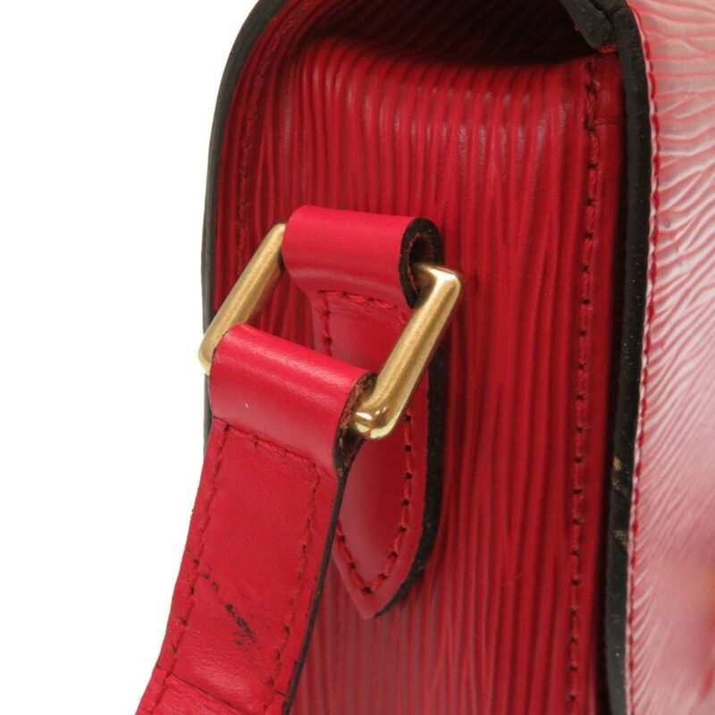 Louis Vuitton Epi Mini Saint-Cloud Castilian Red M52217 Shoulder Bag AWE - Image 7