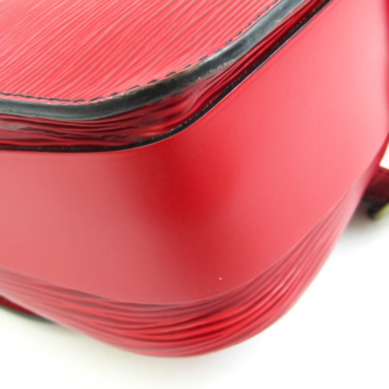 Louis Vuitton Epi Cartouchiere M52247 Women's Shoulder Bag Castilian Red AWE - Image 4