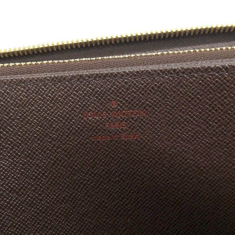 Louis Vuitton Damier Ebene Zippy Wallet Round Zipper Long N41661 AWE - Image 6