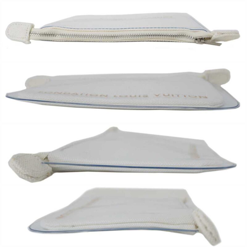 Louis Vuitton Foundation Museum Limited Edition Pouch White AWE - Image 4
