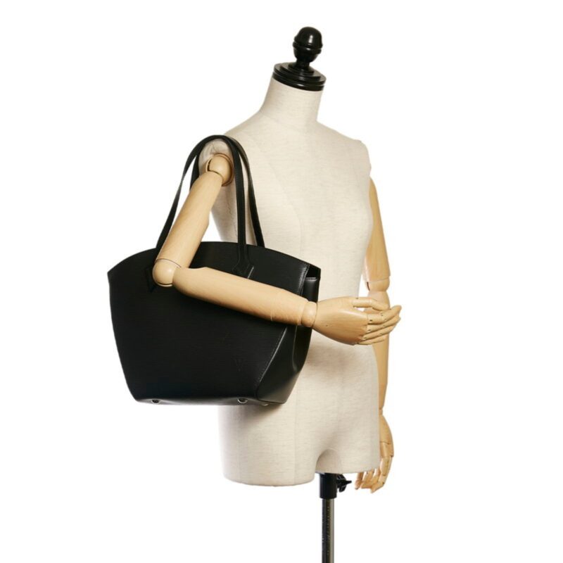 Louis Vuitton Epi Saint-Jacques Tote Bag M50042 Noir Black Leather Ladies LOUIS VUITTON AWE - Image 9