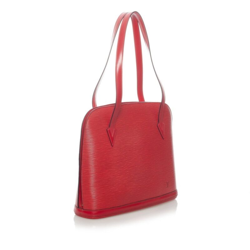 Louis Vuitton Epi Lussac Shoulder Bag M52287 Castilian Red Leather Ladies LOUIS VUITTON AWE - Image 2