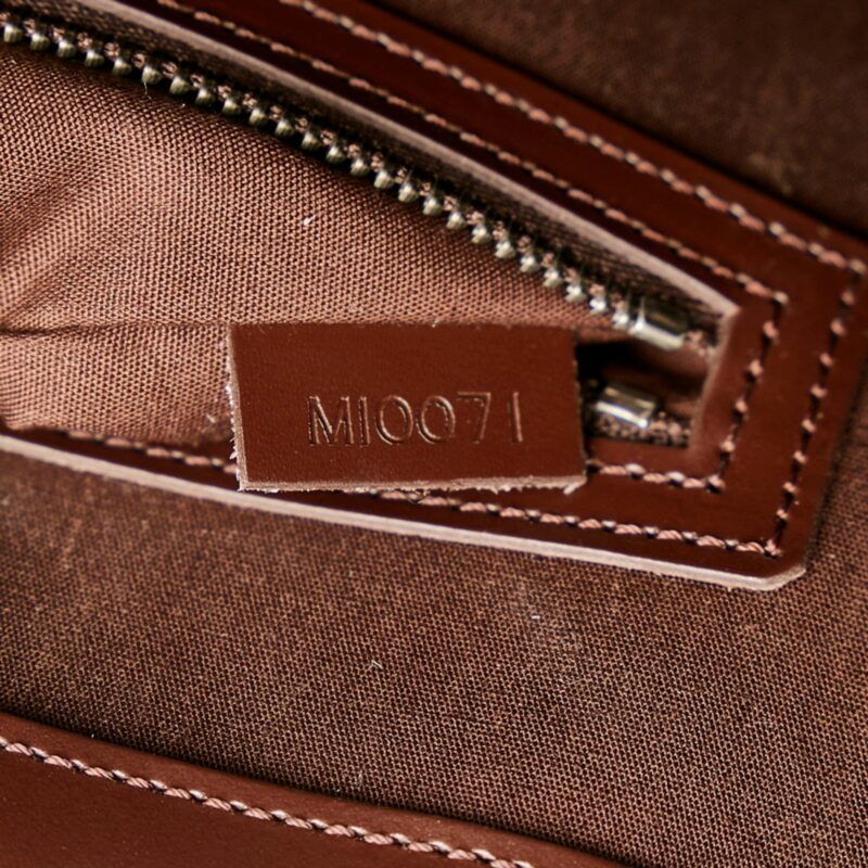 Louis Vuitton Epi Saint-Tropez Handbag Shoulder Bag M5246D Mocha Brown Leather Women's LOUIS VUITTON AWE - Image 10