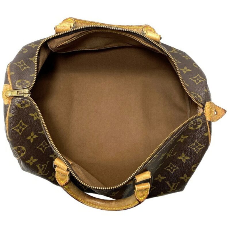 Louis Vuitton Handbag Speedy 35 Brown Monogram M41526 Boston VL882 LOUIS VUITTON Women's Men's Small Nume AWE - Image 5