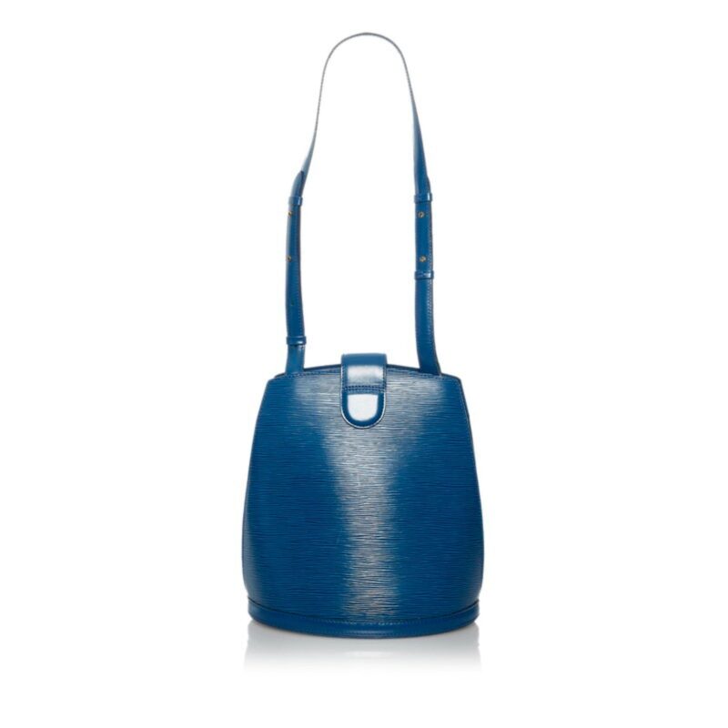 Louis Vuitton Epi Cluny One Shoulder Bag M52255 Toledo Blue Leather Ladies LOUIS VUITTON AWE - Image 3