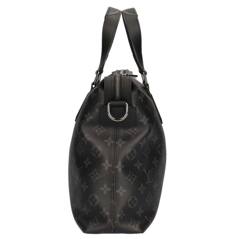 Louis Vuitton Explorer Eclipse Shoulder Bag Monogram Canvas Black Unisex AWE - Image 4