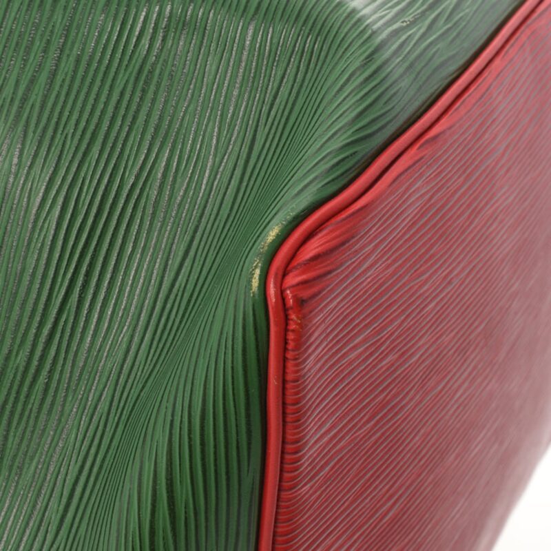LOUIS VUITTON Epi Petit Noe Bicolor Green / Red M44147 Women's Leather Shoulder Bag AWE - Image 6