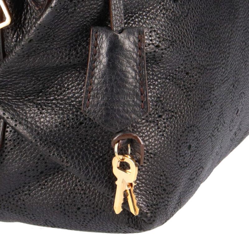 Louis Vuitton Galatea PM Mahina Shoulder Bag Noir Ladies AWE - Image 9