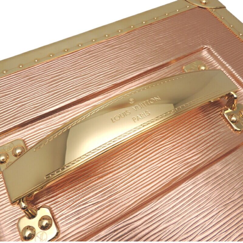 Louis Vuitton Epi Bowat Fracon Ladies Trunk Pink Gold AWE - Image 5