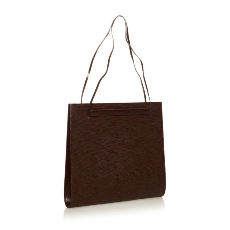 Louis Vuitton Epi Saint-Tropez Handbag Shoulder Bag M5246D Mocha Brown Leather Women's LOUIS VUITTON AWE - Image 2